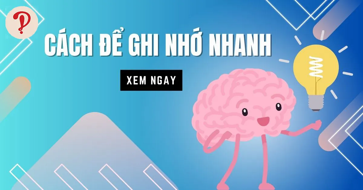 17 cách ghi nhớ nhanh và lâu quên cực kỳ hiệu quả, đơn giản