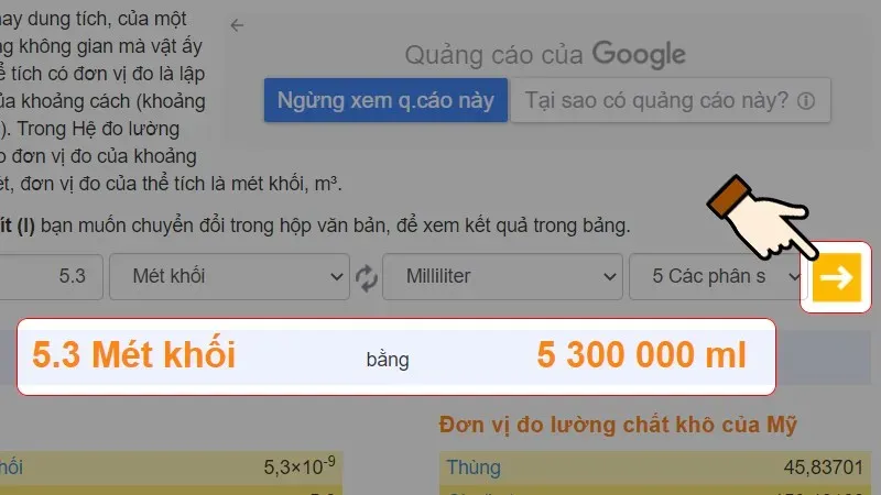 1m3 bằng bao nhiêu cm3, dm3, lít, ml? Cách quy đổi 1m3