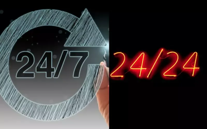 24/7 là gì? Ý nghĩa của 24/7 và cách phân biệt 24/7 với 24/24