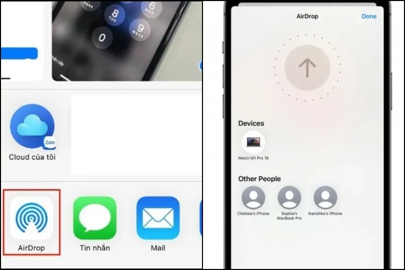 AirDrop là gì? Cách sử dụng AirDrop trên iPhone, iPad và Macbook