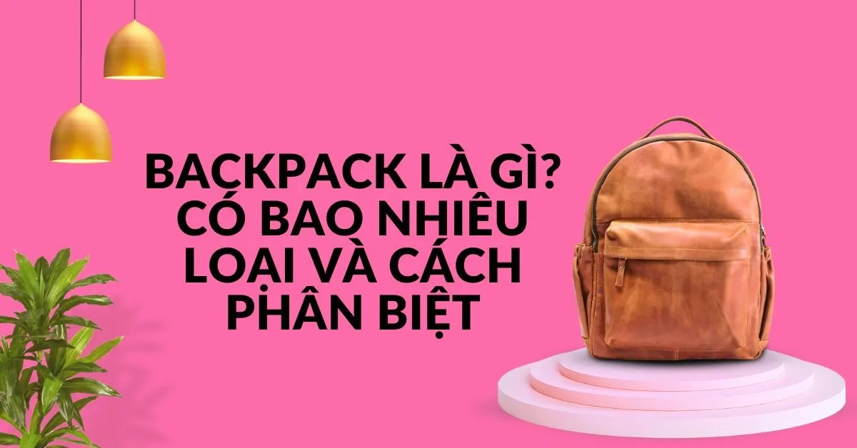 Backpack là gì? Có bao nhiêu loại và cách phân biệt