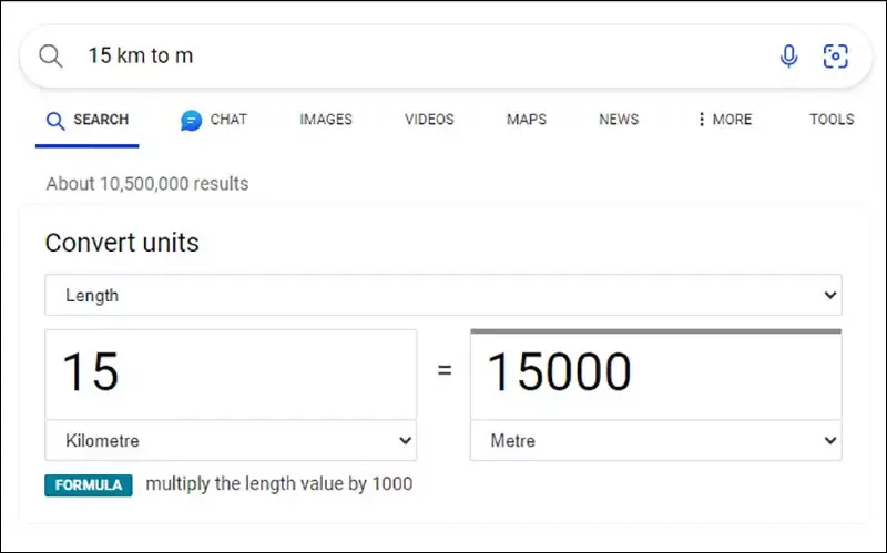 Cách đổi km sang m (Ki-lô-mét sang Mét) nhanh, đơn giản