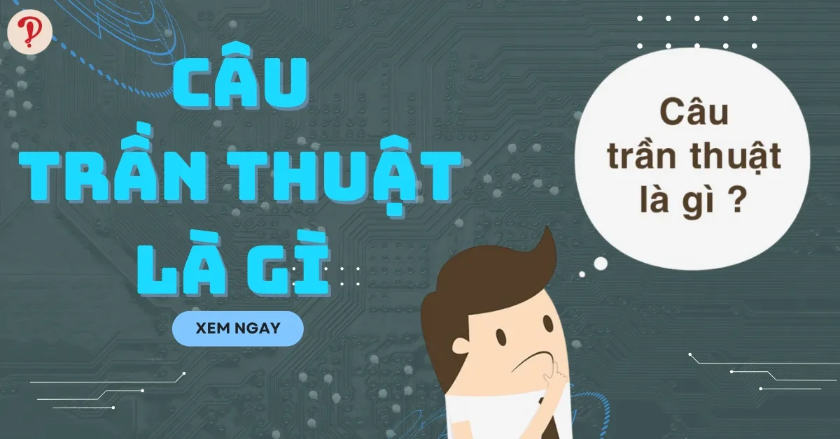 Câu trần thuật là gì? Đặc điểm, chức năng, ví dụ về câu trần thuật