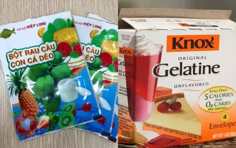 Gelatin là gì? Có giống bột rau câu không? Cách sử dụng gelatin