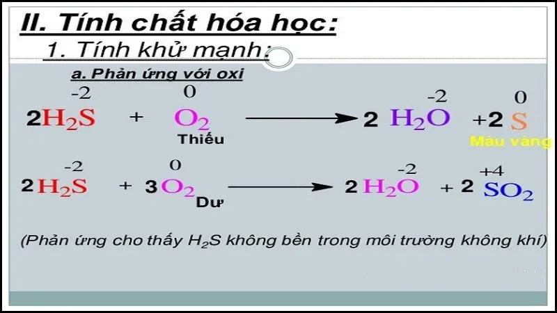 Hidro sunfua là gì? Chuyên đề Hiđro sunfua và muối sunfua