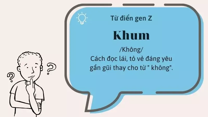 Khum là gì trên Facebook mà GenZ dùng nhiều đến vậy?