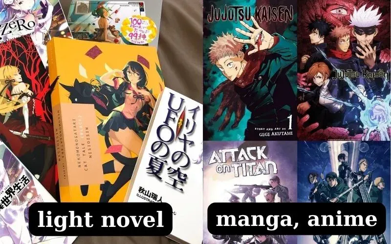 Light novel là gì? Sự khác biệt giữa light novel và manga/anime