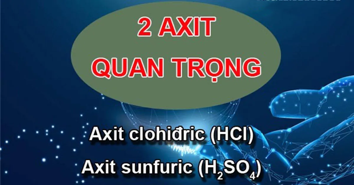 Một số axit quan trọng: Lý thuyết, các dạng bài tập và cách giải