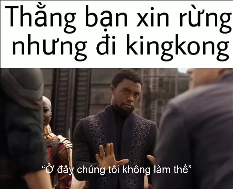 Ở đây chúng tôi không làm thế là gì? Top meme vui nhộn