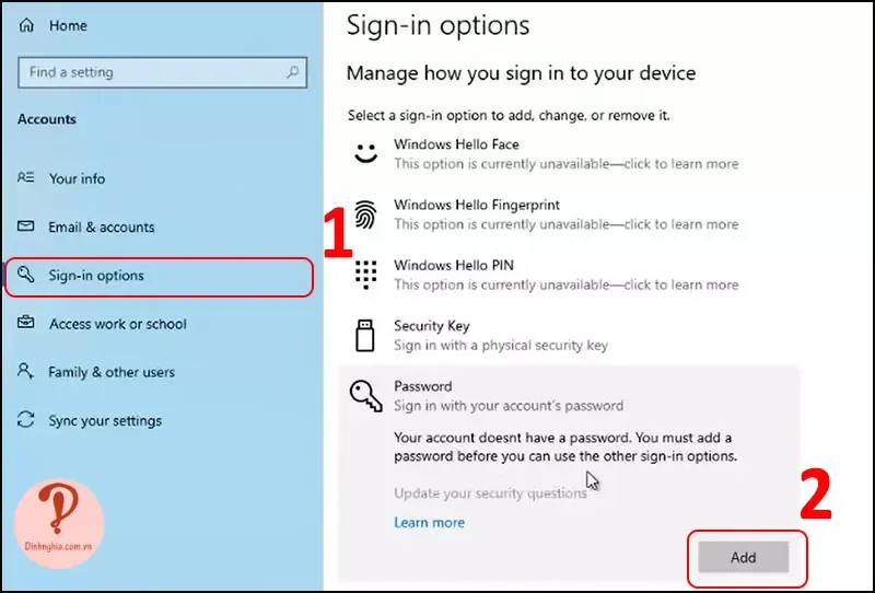 Password hint là gì? Cách cài password hint cho Windows, Mac