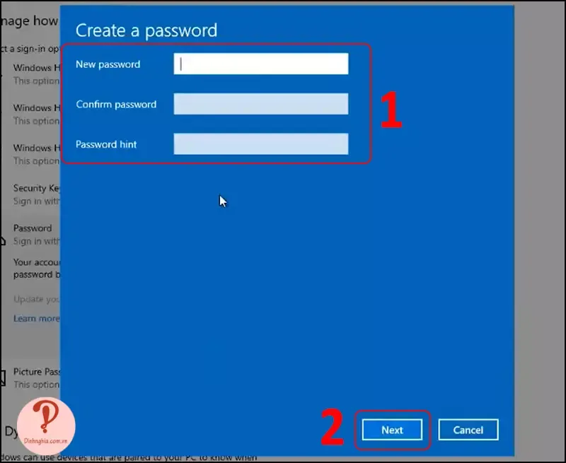 Password hint là gì? Cách cài password hint cho Windows, Mac