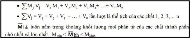 Phương pháp trung bình trong hóa học: Cơ sở lý thuyết và Các dạng bài tập