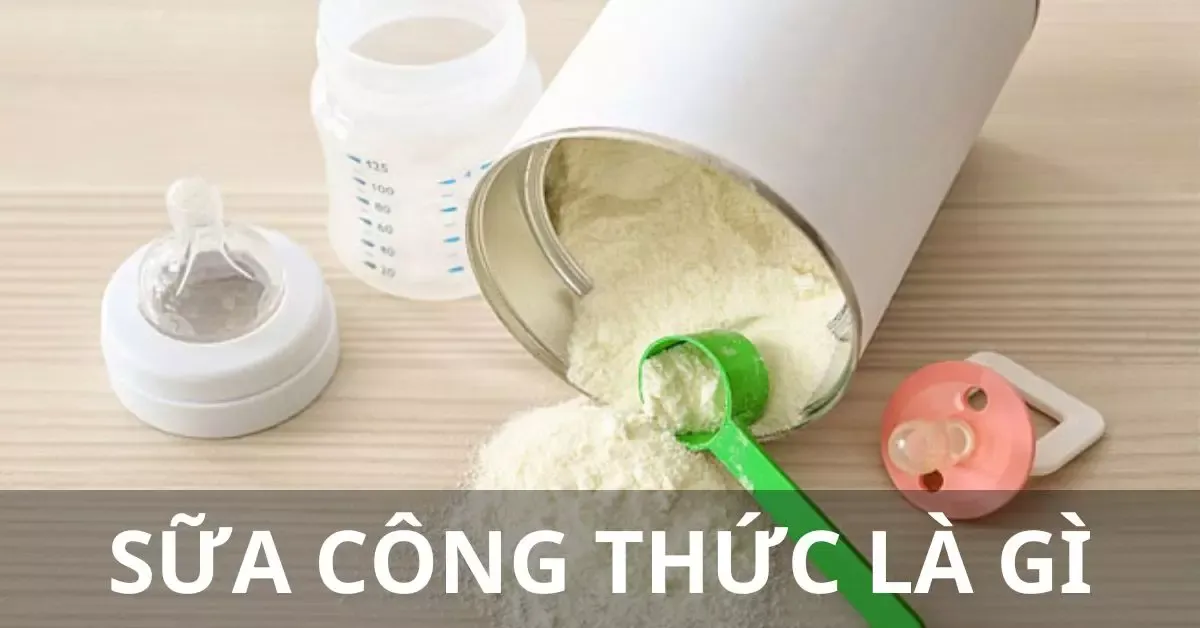 Sữa công thức là gì? Nó có khác sữa bột không?