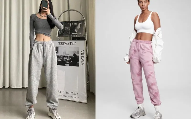 Sweatpants là gì? Cách phối đồ với sweatpants nữ cực chất