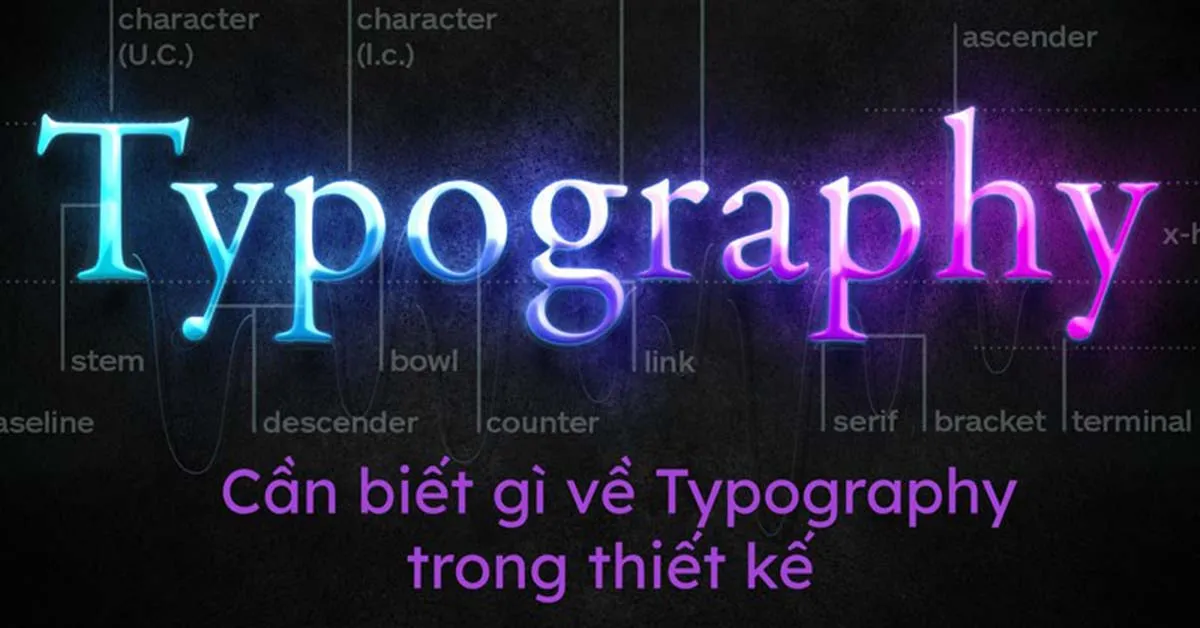 Typography là gì? Cần biết gì về Typography trong thiết kế