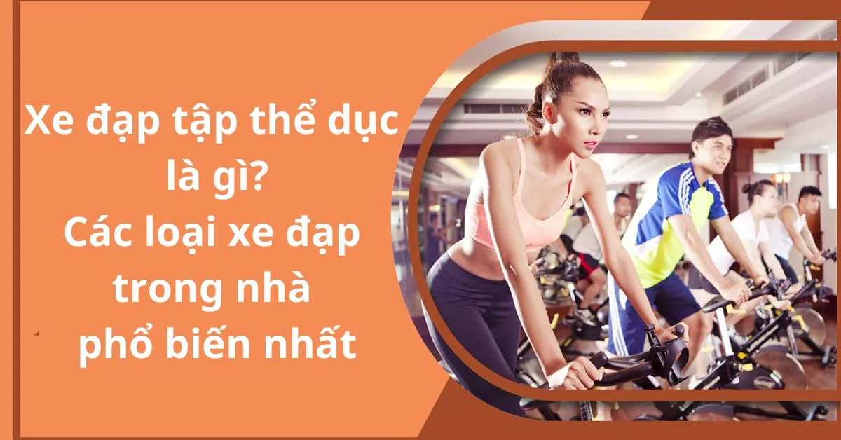 Xe đạp tập thể dục là gì? Các loại xe đạp trong nhà phổ biến nhất